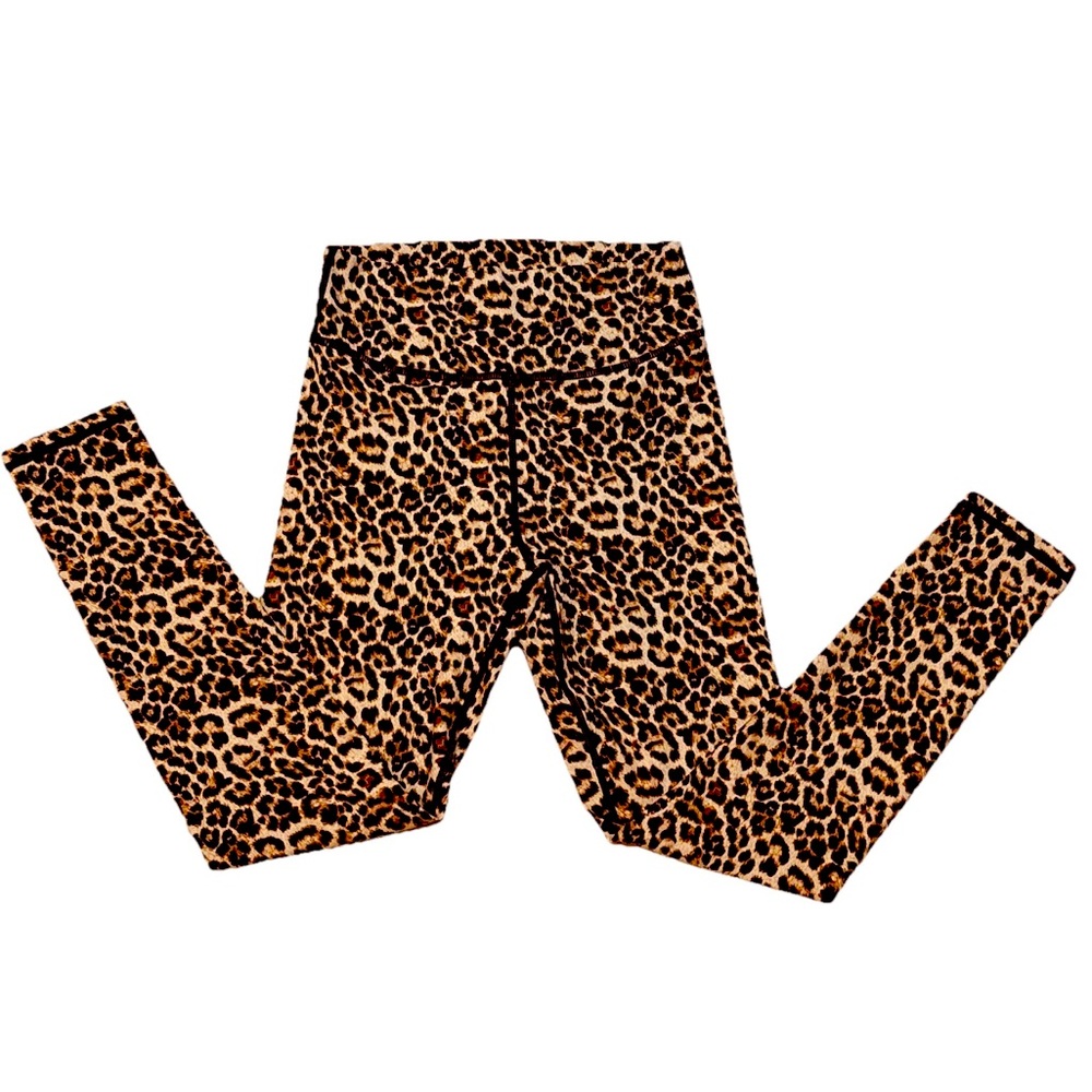 Y2k Zyia Athleisure Athletic Leopard Brilant Scrunch High Waist leggings Size 4